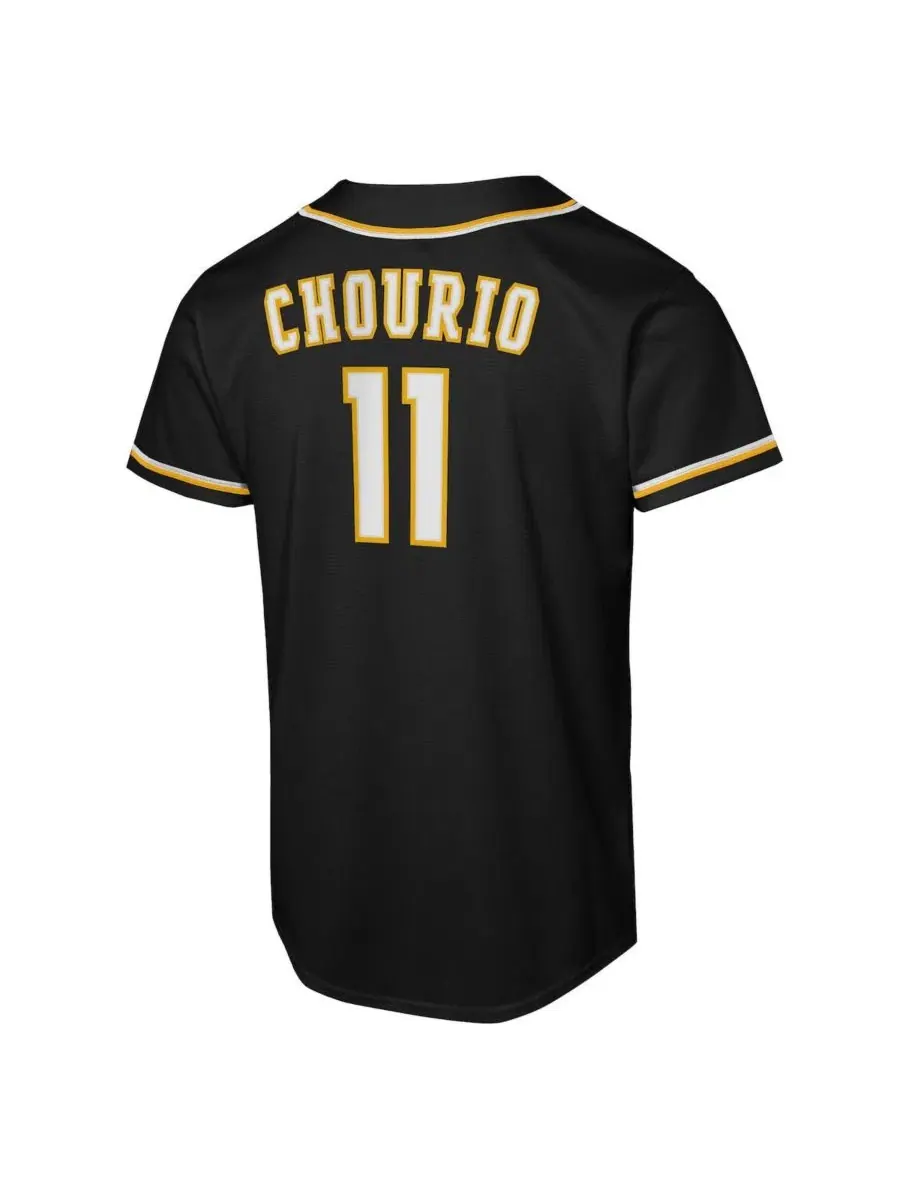 Детская футболка-джерси Jackson Chourio Black Milwaukee Brewers Fashion Replica Player Jersey Nike — изображение 3 из 3