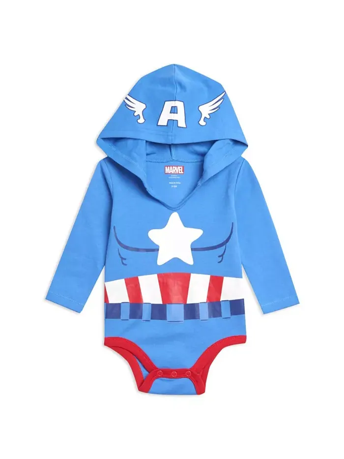 Мальчиковые боди для костюма Hulk Captain America Spider-Man, набор из 3 штук Avengers — изображение 2 из 9