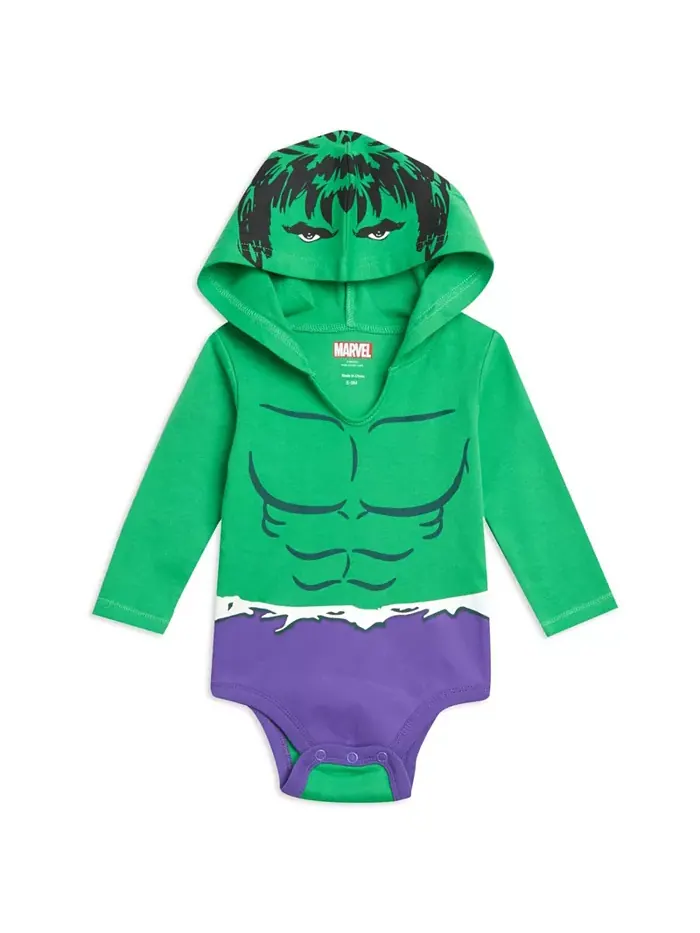 Мальчиковые боди для костюма Hulk Captain America Spider-Man, набор из 3 штук Avengers — изображение 4 из 9