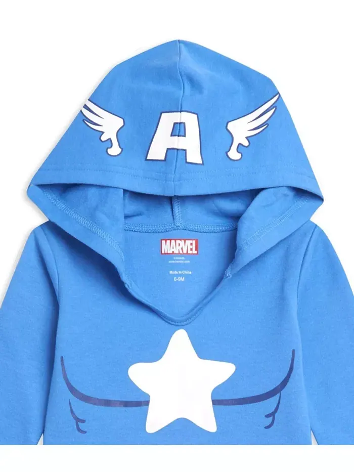 Мальчиковые боди для костюма Hulk Captain America Spider-Man, набор из 3 штук Avengers — изображение 5 из 9