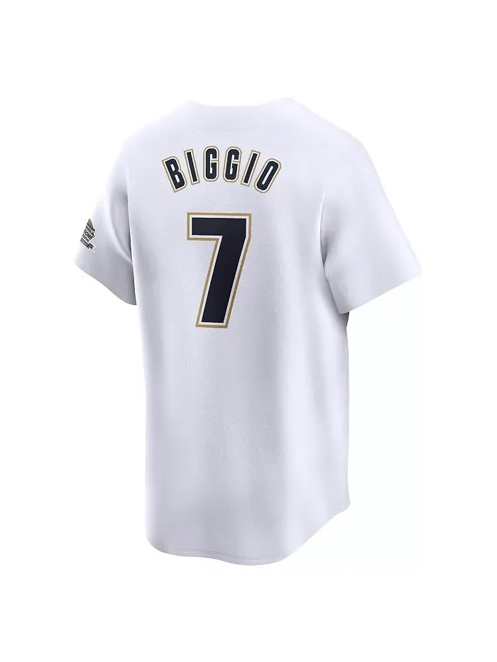 Мужская белая ретро-джерси Houston Astros Craig Biggio из коллекции Cooperstown Limited Nike — изображение 2 из 3