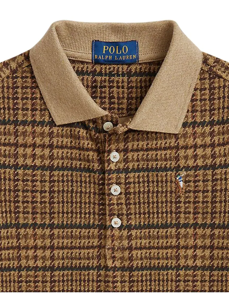 Платье-поло из твида с принтом, с коротким рукавом Polo Ralph Lauren, Glenview Tweed — изображение 3 из 3