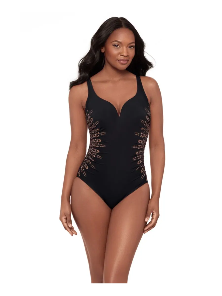 Женский слитный купальник Costa D Oro Temptress с эффектом утягивания живота Miraclesuit, Costa D