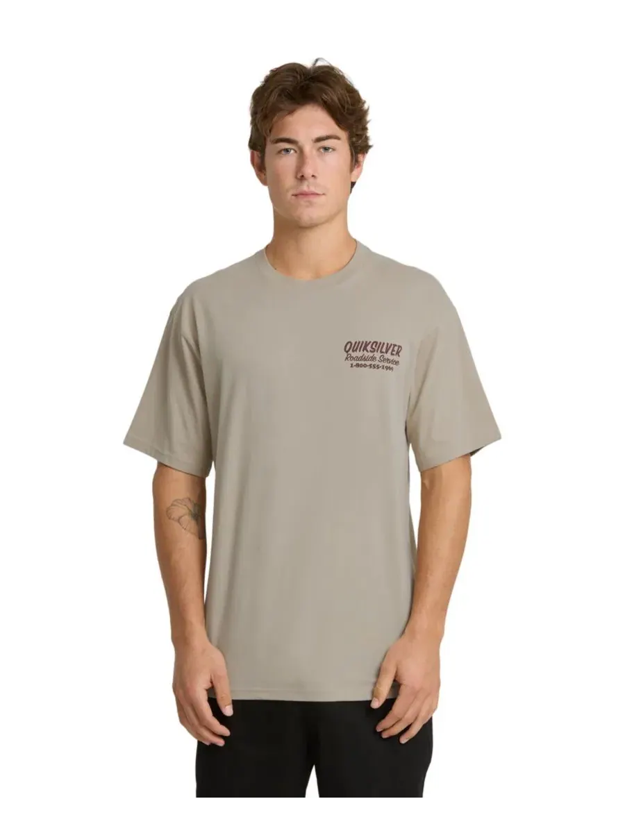 Футболка с коротким рукавом и круглым вырезом Quiksilver Waterman, Plaza Taupe — изображение 2 из 3