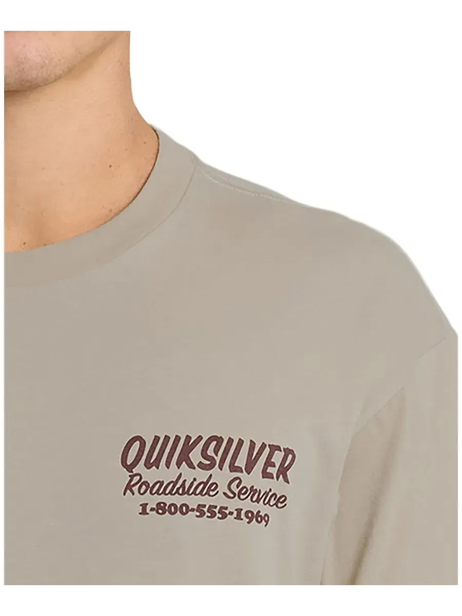 Футболка с коротким рукавом и круглым вырезом Quiksilver Waterman, Plaza Taupe — изображение 3 из 3