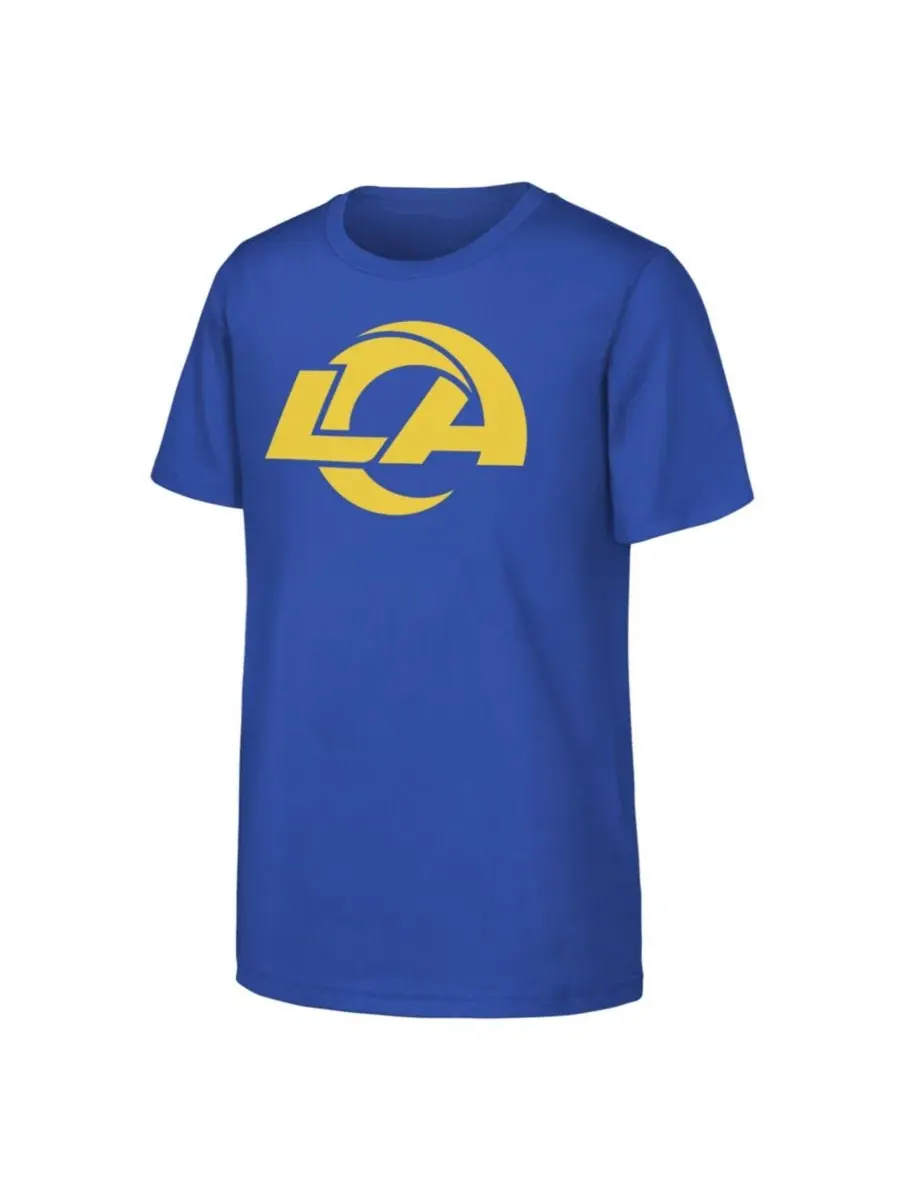 Футболка с длинным рукавом с принтом Los Angeles Rams Outerstuff — изображение 1 из 1, королевский