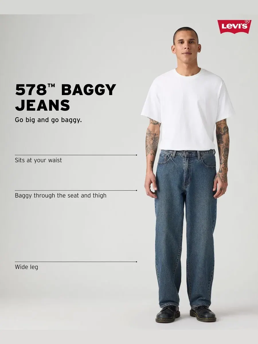 Джинсы 578 Premium Baggy Levi's, Ennis Plaid — изображение 6 из 6