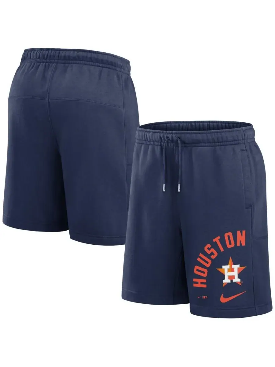 Nike Мужские темно-синие шорты Houston Astros Arched Kicker Shorts