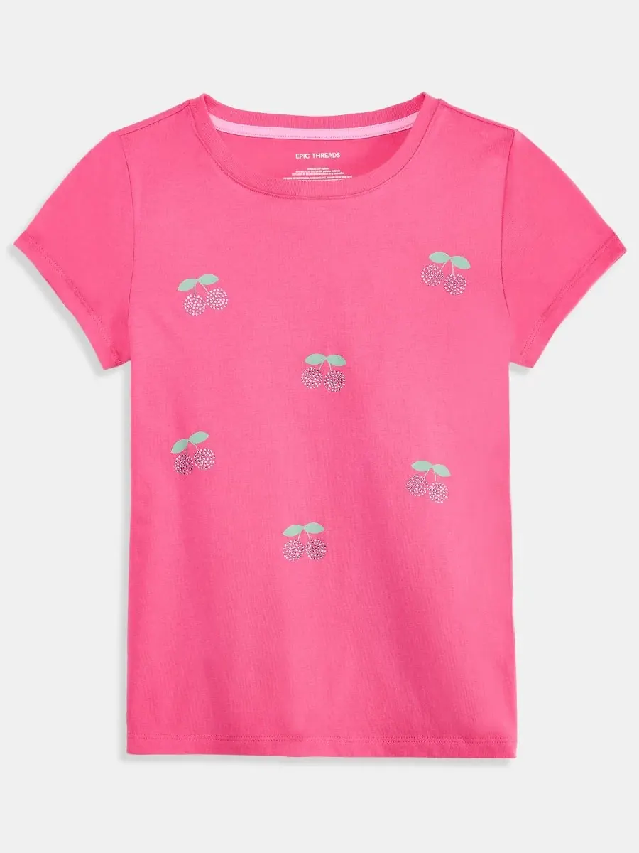 Детская футболка с вишнями (5-20 лет) Epic Threads, Gem Tee — изображение 2 из 4