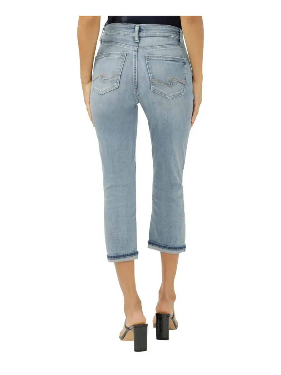 Женские джинсы-капри Avery High-Rise Luxe Stretch Silver Jeans Co., Orlando — изображение 5 из 5