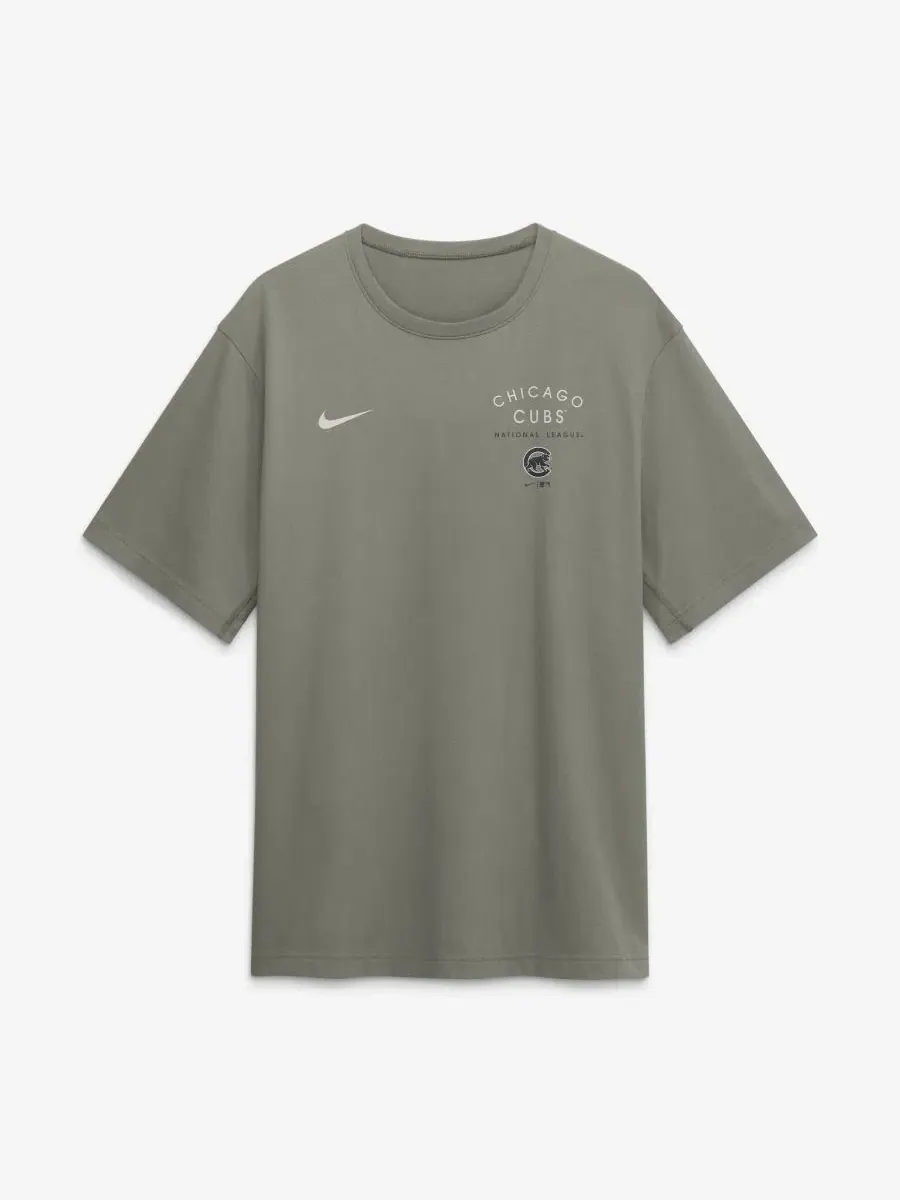 Футболка с коротким рукавом, с технологией Dri-FIT, Chicago Cubs Statement Nike — изображение 2 из 5, оливковый