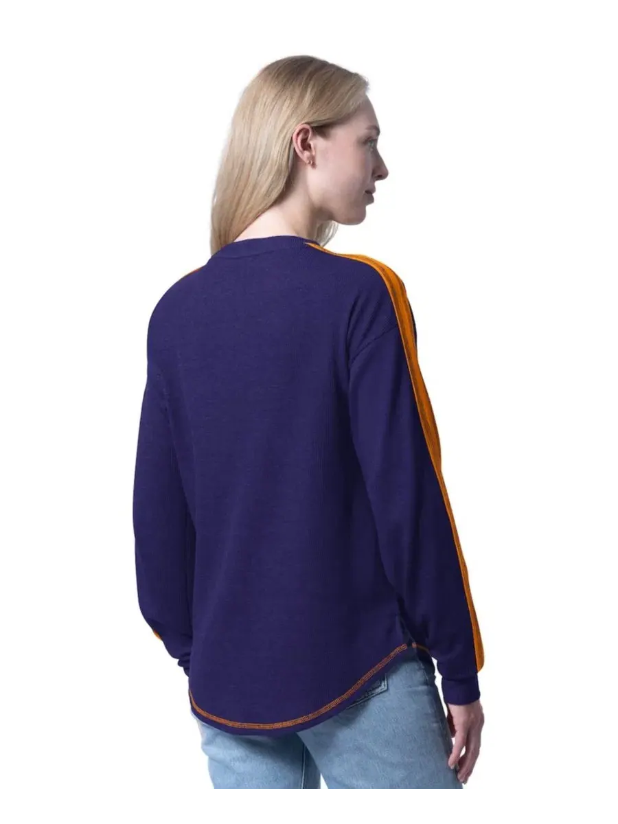 Футболка с длинным рукавом с вафельным трикотажем Phoenix Suns Advantage Tri-Blend G-III 4Her by — изображение 2 из 2
