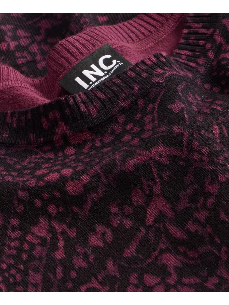 Свитер с длинным рукавом Paisley I.N.C. International Concepts, F Paisley B — изображение 5 из 6