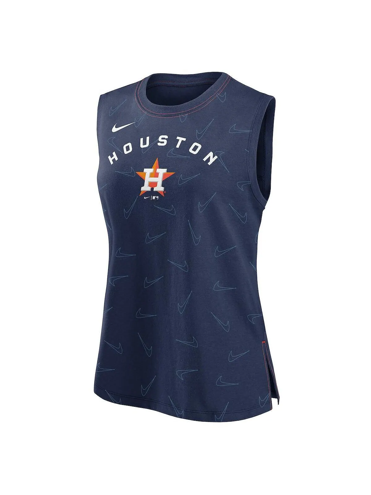 Женская темно-синяя майка Houston Astros Muscle Play Nike — изображение 2 из 3, темно-синий