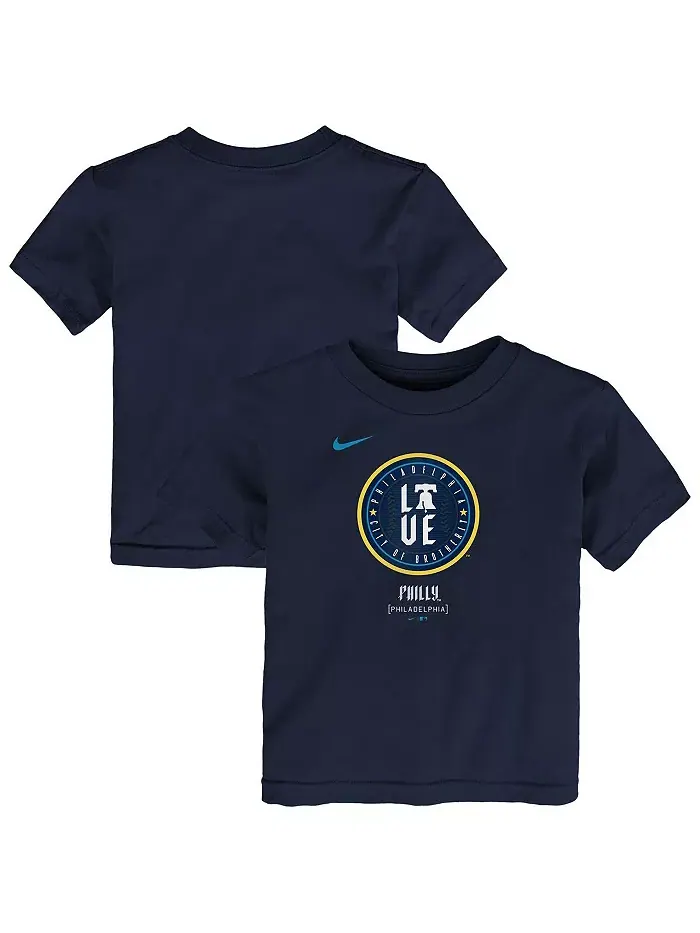 Футболка для малышей Philadelphia Phillies City Connect в синем цвете Nike