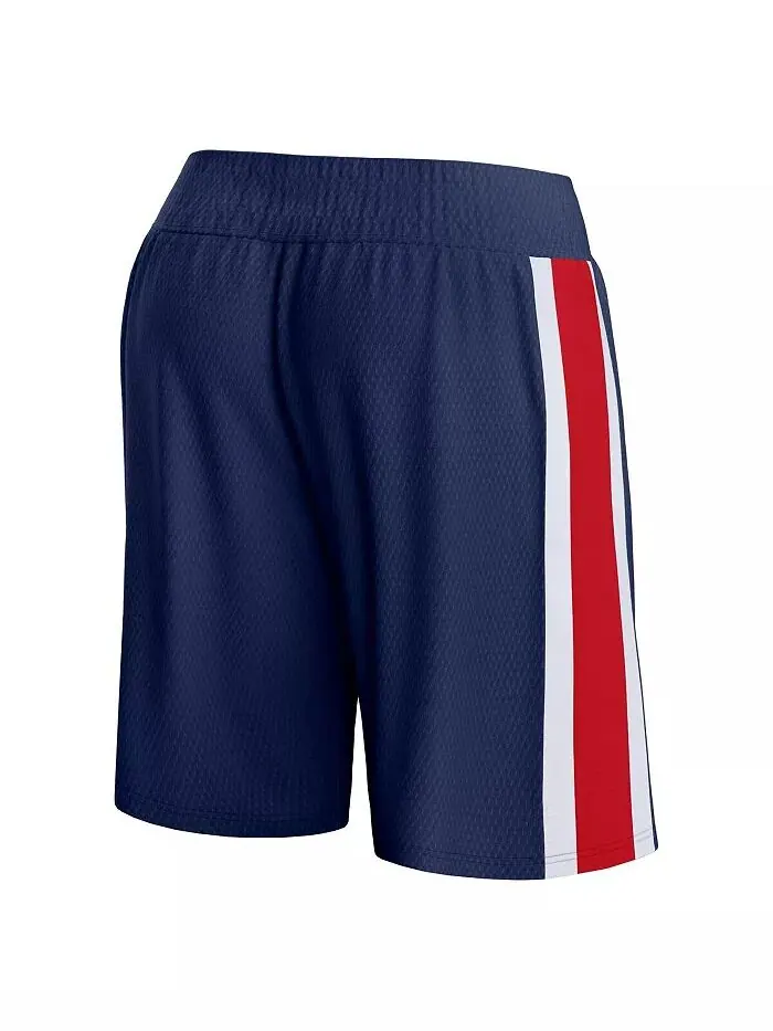 Мужские шорты-сетки Navy New Orleans Pelicans Referee Iconic Fanatics — изображение 3 из 3
