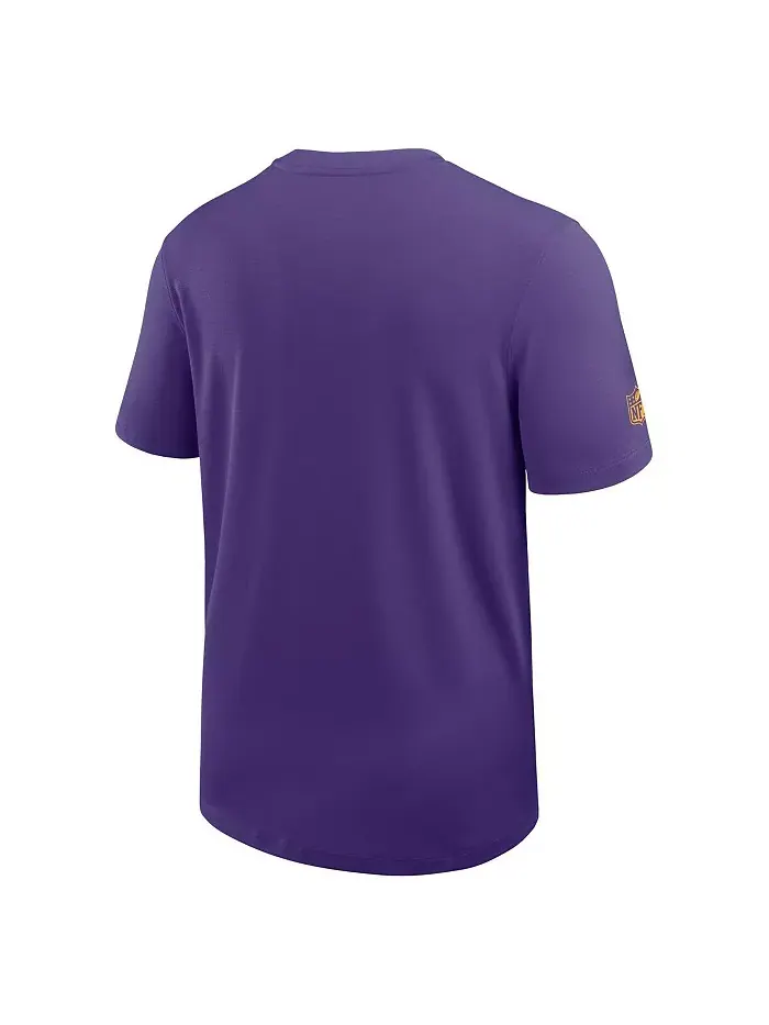 Мужская фиолетовая тренерская футболка Minnesota Vikings Sideline UV Performance Nike — изображение 3 из 3