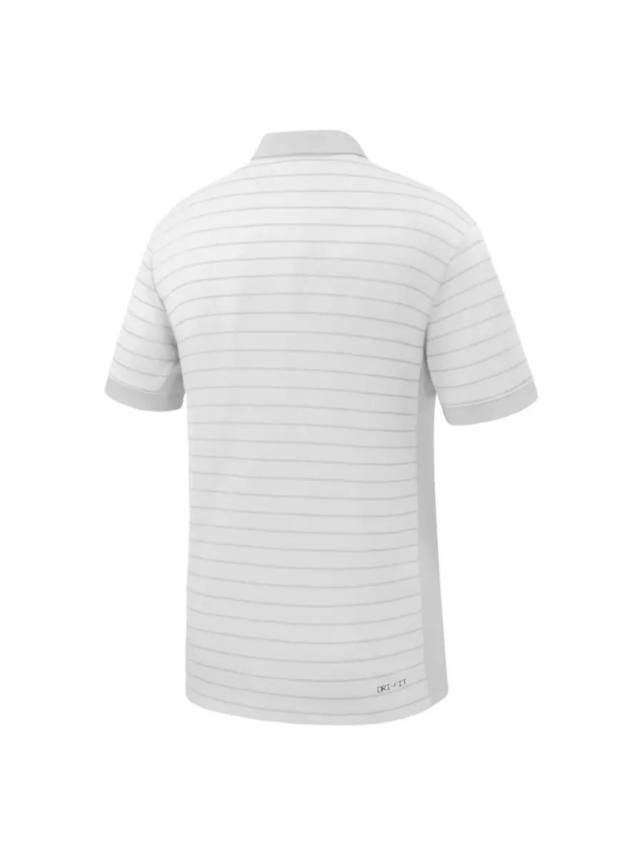 Nike Мужская белая поло-рубашка Cal Bears 2025 Early Season Coaches Sideline Victory Stripe — изображение 3 из 3, белый