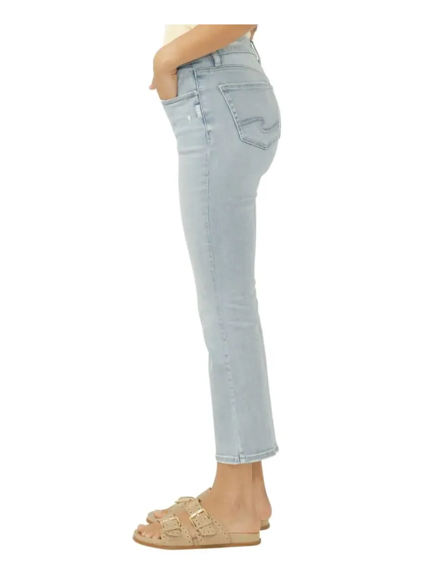 Женские джинсы Suki Mid-Rise Luxe Stretch Kick Flare Silver Jeans Co., Bass Rock — изображение 2 из 4