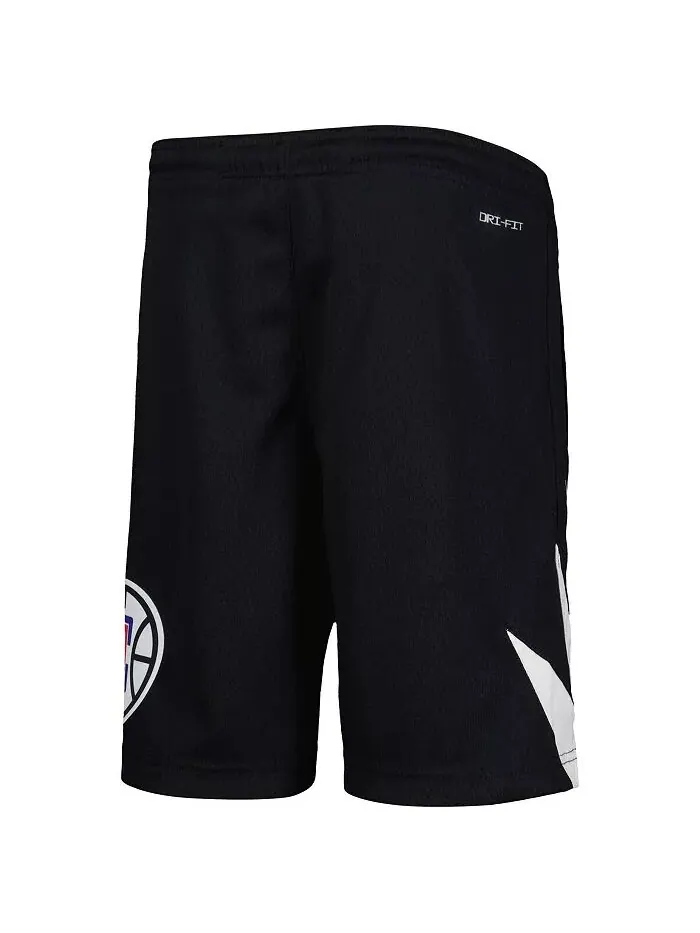 Шорты Swingman Performance Black LA Clippers Statement Edition для больших мальчиков и девочек — изображение 3 из 3