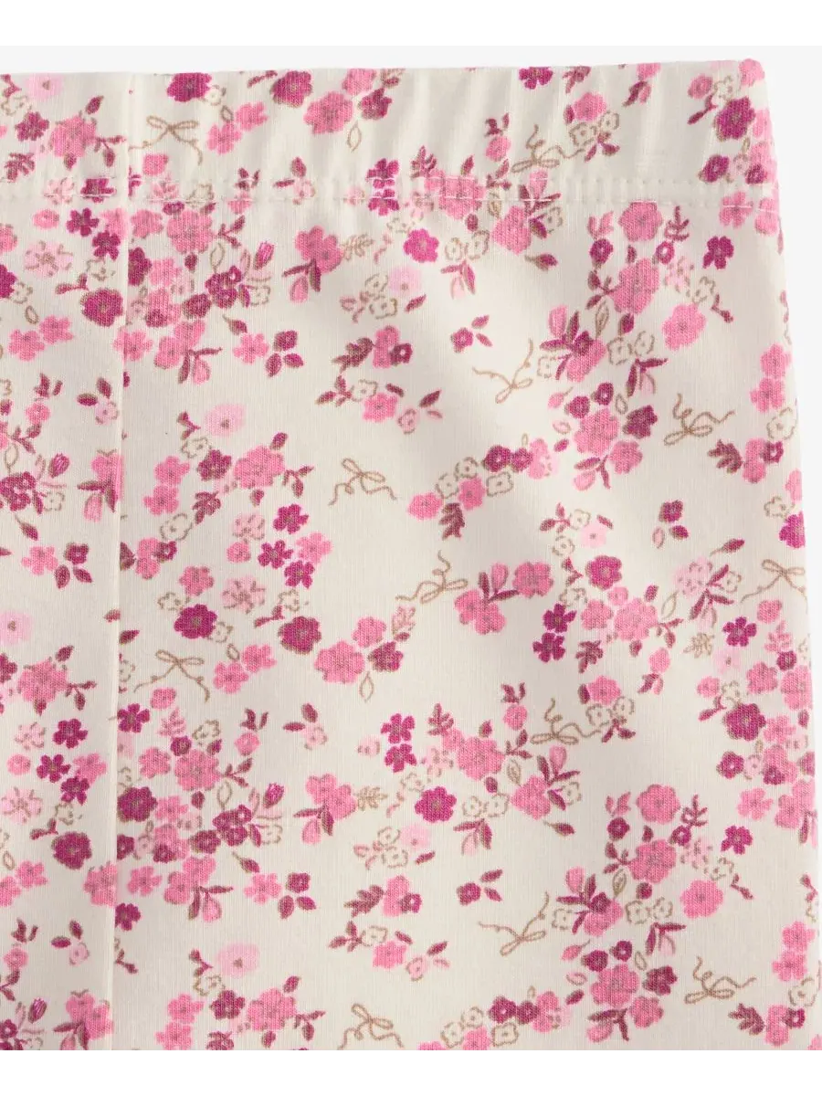 Леггинсы с принтом, модель Mix and Match Floral-Print First Impressions — изображение 3 из 3, слоновая кость