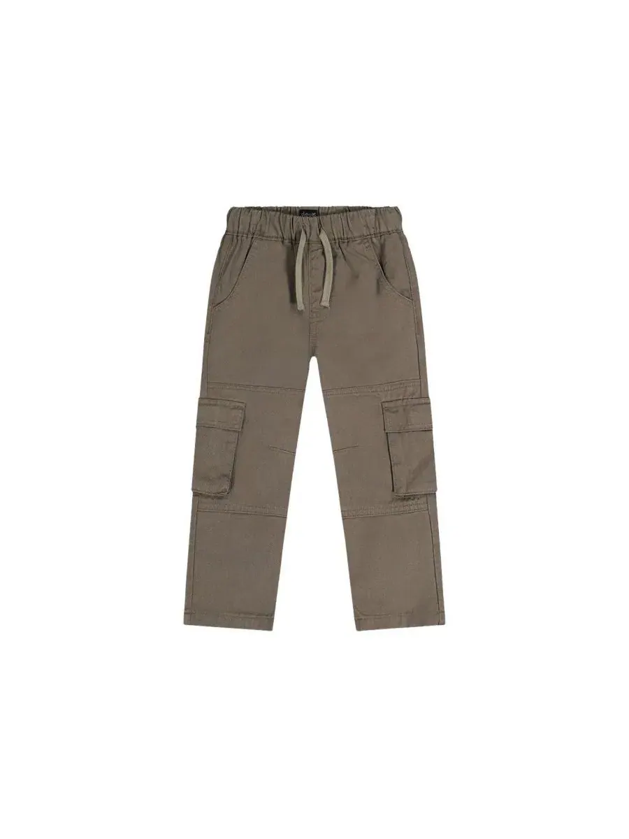 Брюки из твила с грузовыми карманами, модель Boys Must-Haves Deux par Deux