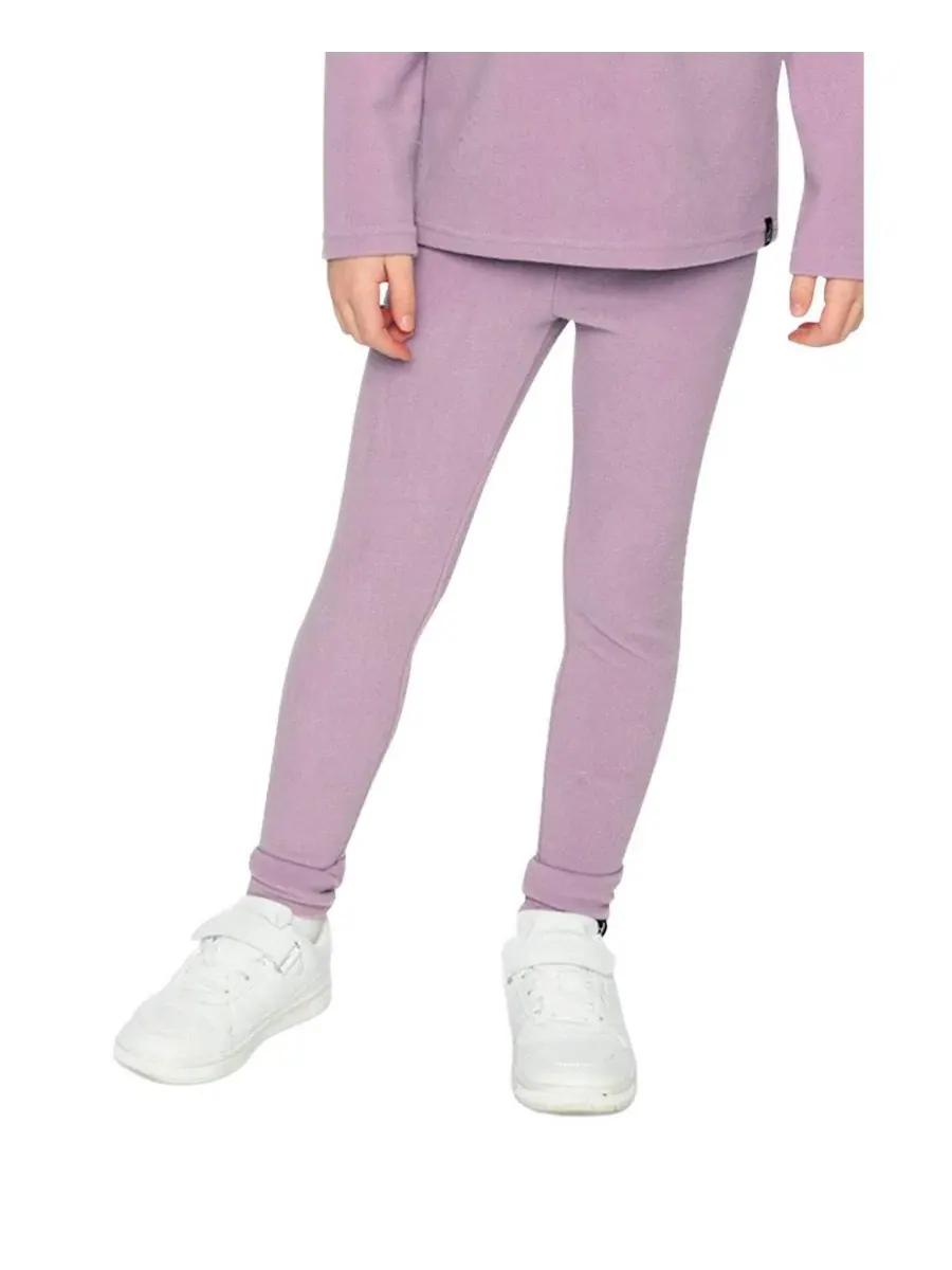 Детские леггинсы из рибаны Violet, модель Girls Must-Haves Deux par Deux — изображение 2 из 6, фиолетовый