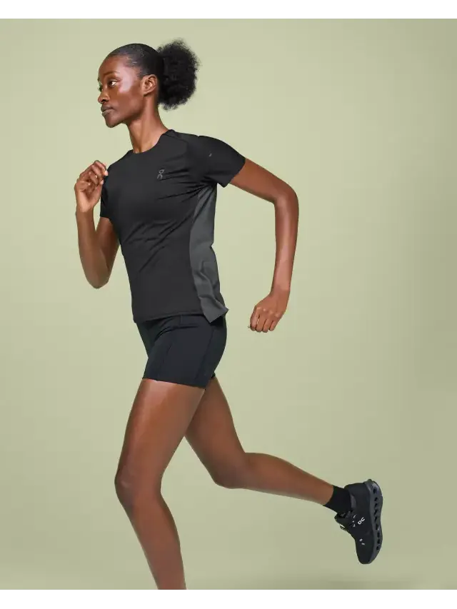 Футболка On-Running, спортивная, дышащая — изображение 4 из 4, черный