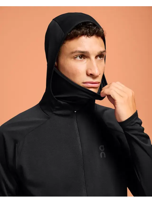 Толстовка с капюшоном Climate Zip On-Running — изображение 4 из 4, черный