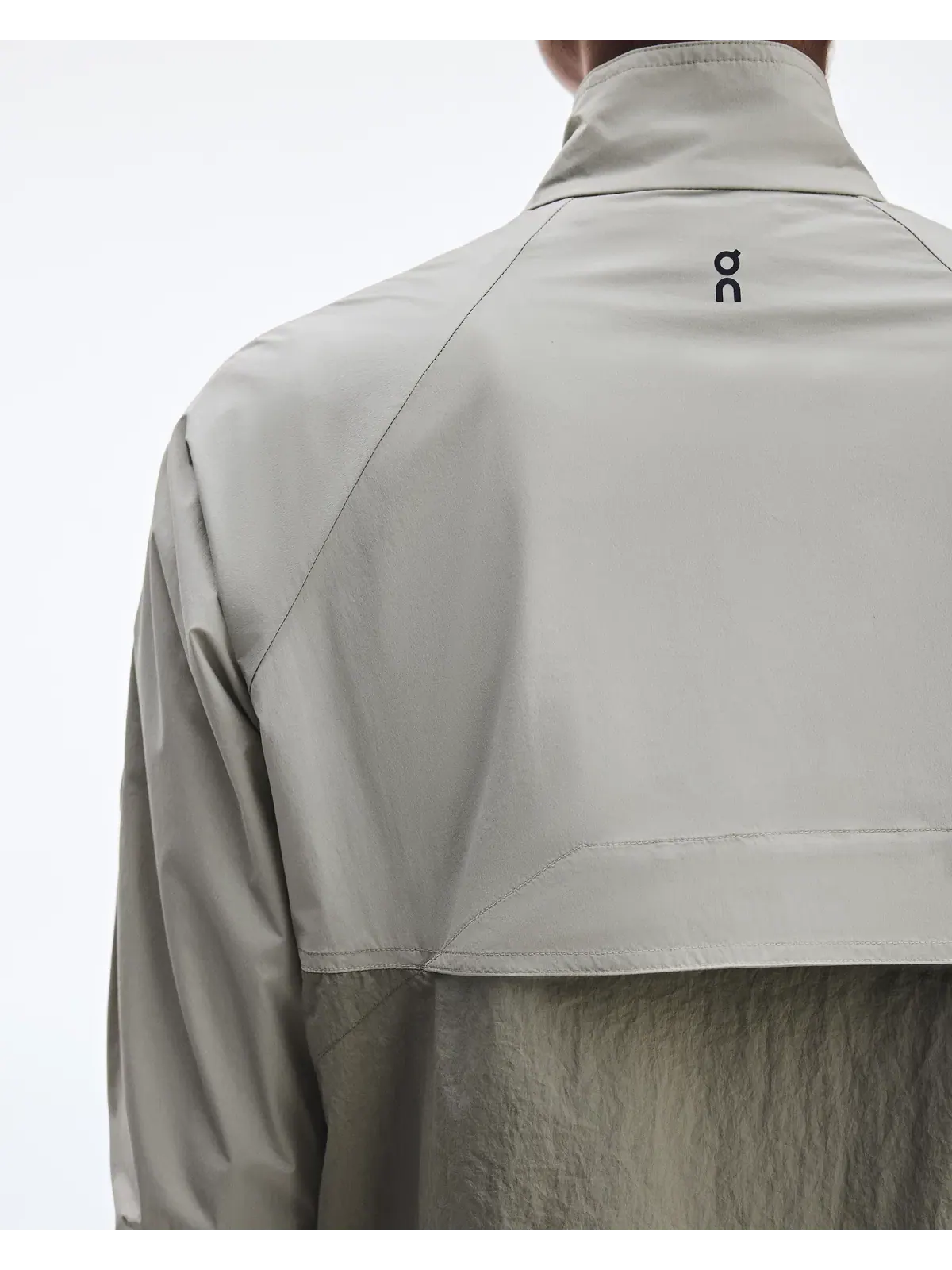 Женская куртка на молнии с застежкой-кнопками All-Day Track Jacket On, Vetiver/Brume — изображение 7 из 10, пыльно-коричневый