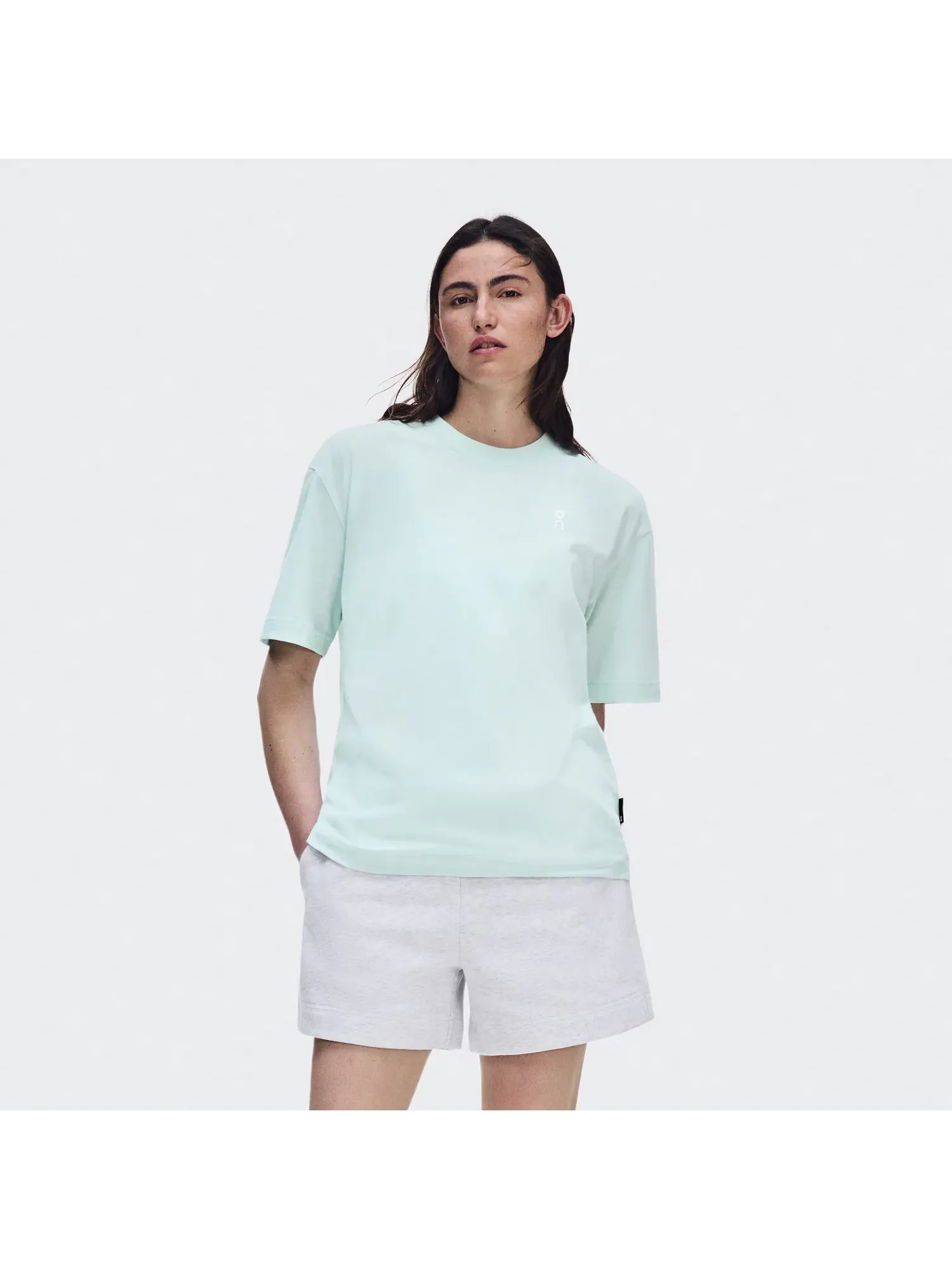Женская футболка свободного кроя Club-T On, Flurry — изображение 7 из 7, бледно-голубой
