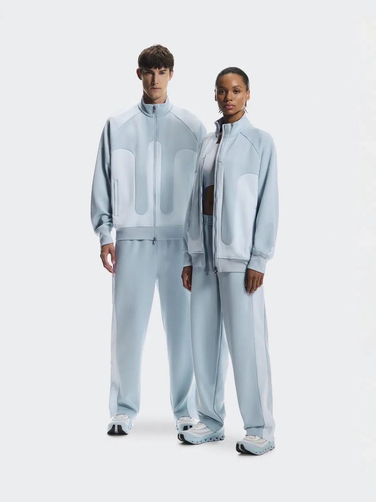 Мужские брюки спортивные с эластичным поясом Track Pants IKON On, Cascade/Chambray — изображение 2 из 11, светло-голубой