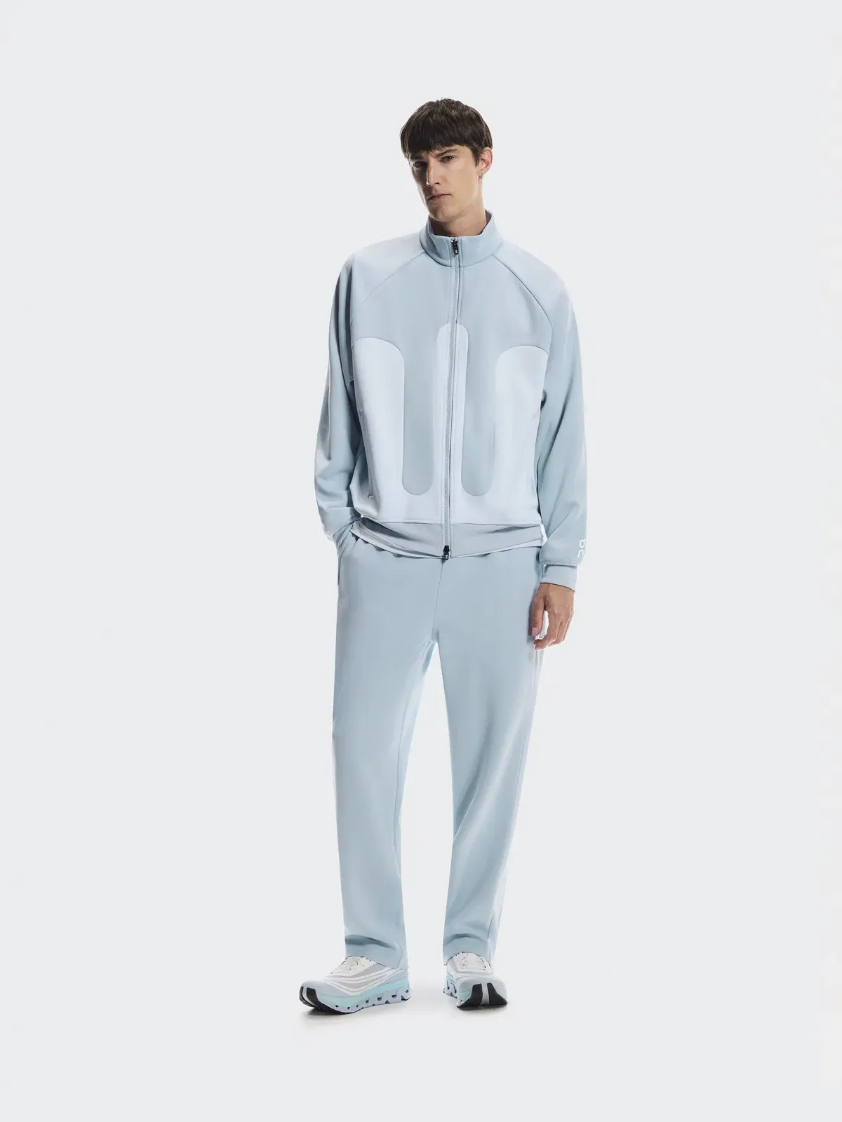 Мужские брюки спортивные с эластичным поясом Track Pants IKON On, Cascade/Chambray — изображение 5 из 11, светло-голубой