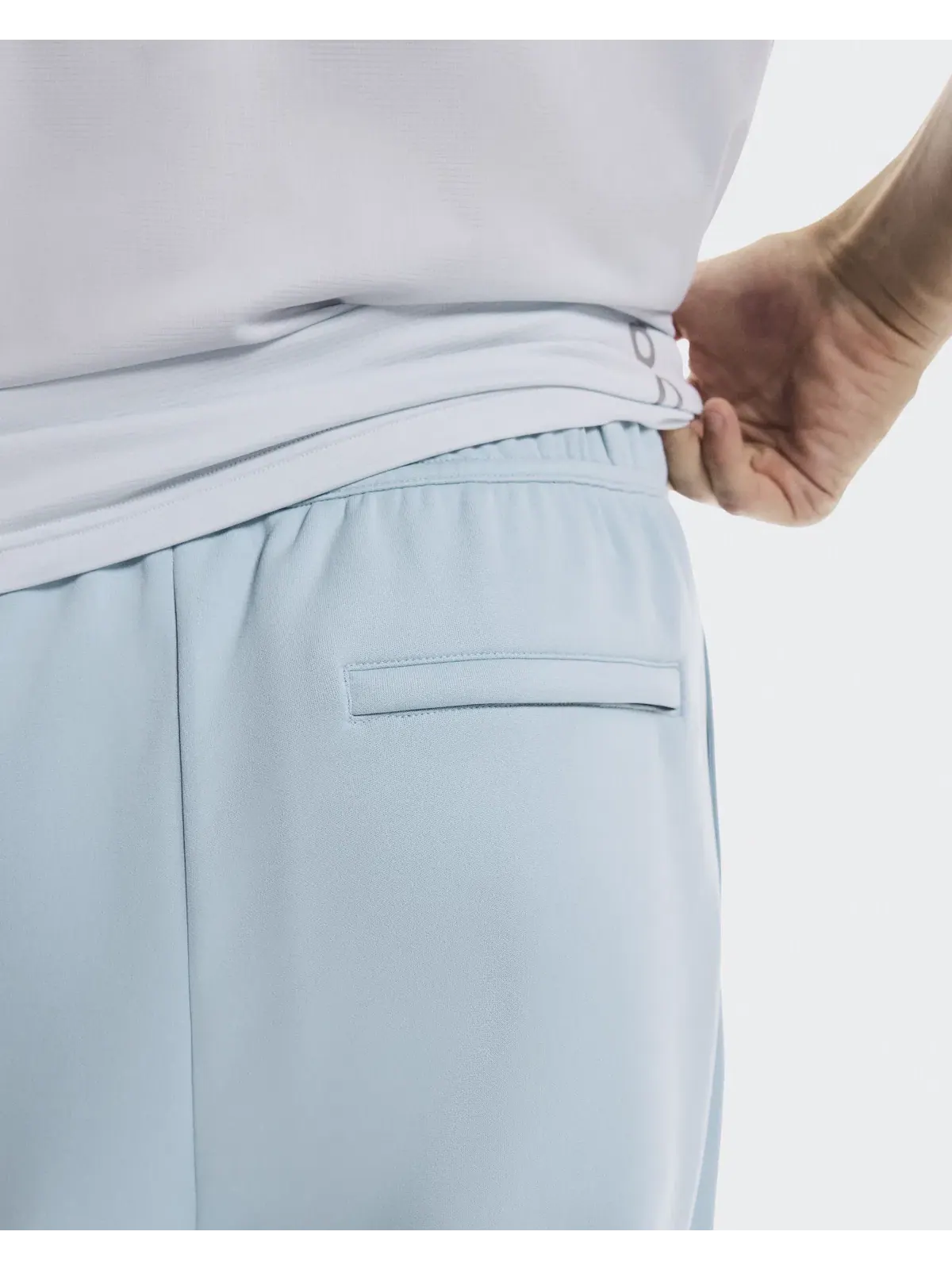 Мужские брюки спортивные с эластичным поясом Track Pants IKON On, Cascade/Chambray — изображение 7 из 11, светло-голубой