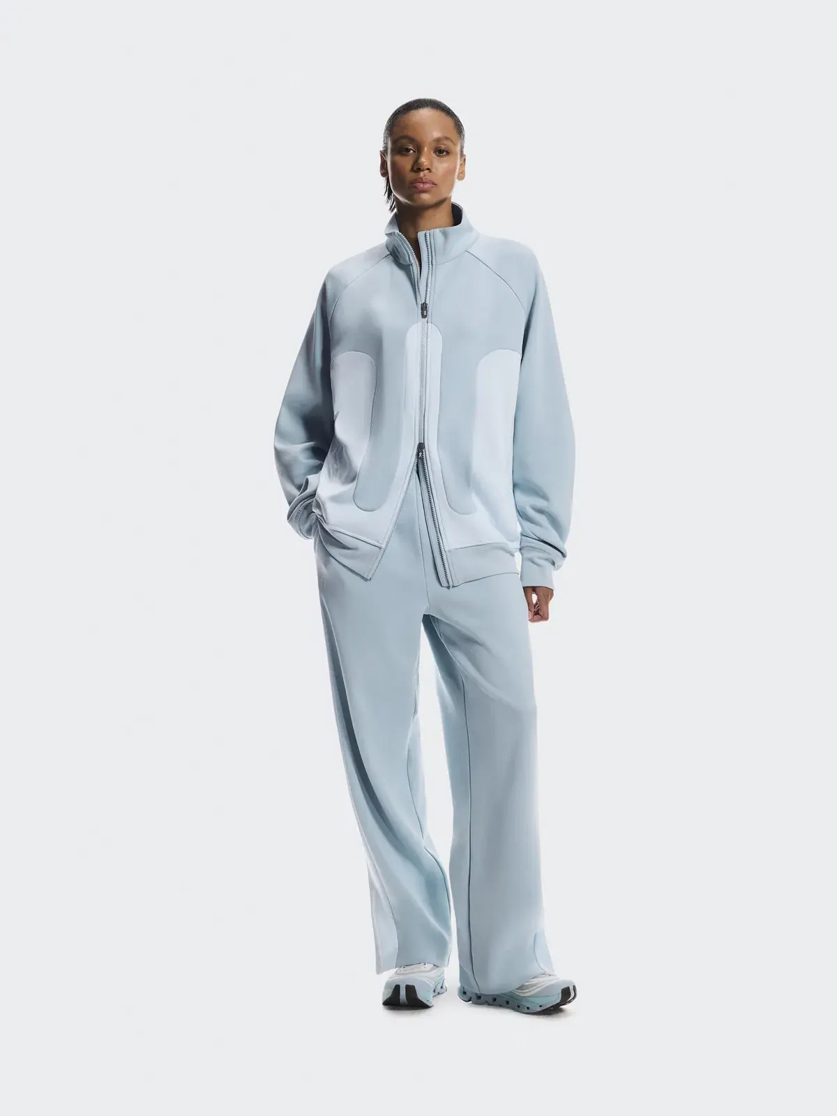 Мужские брюки спортивные с эластичным поясом Track Pants IKON On, Cascade/Chambray — изображение 10 из 11, светло-голубой