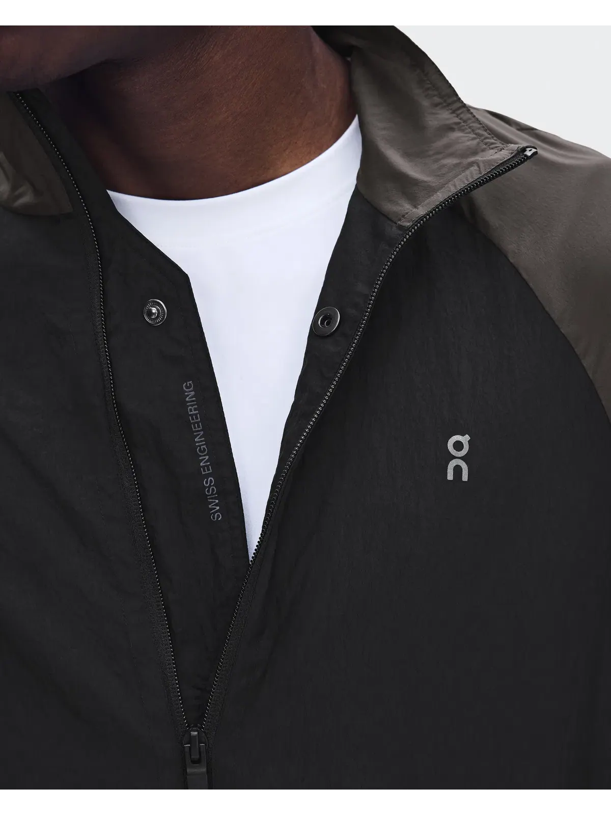 Мужская легкая куртка на молнии с сетчатой подкладкой All-Day Track Jacket On — изображение 5 из 8, черный