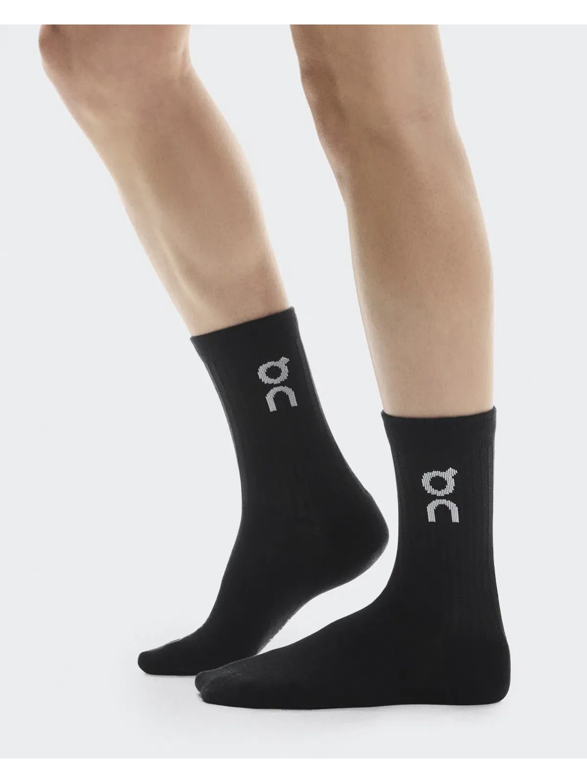 Носки высокие с логотипом, комплект из 3 пар, с поддержкой свода стопы Logo Sock High On — изображение 3 из 5, черный