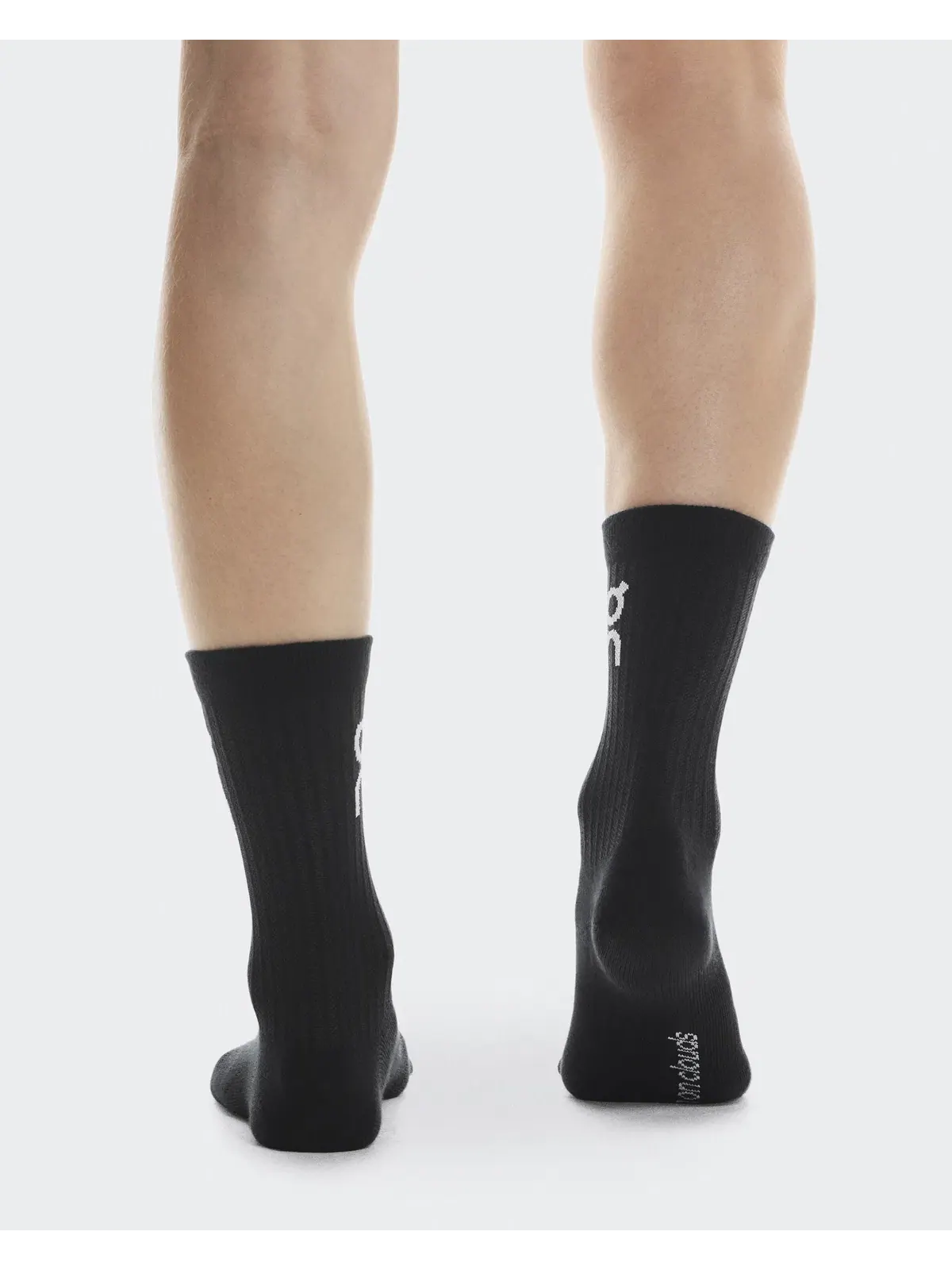 Носки высокие с логотипом, комплект из 3 пар, с поддержкой свода стопы Logo Sock High On — изображение 4 из 5, черный