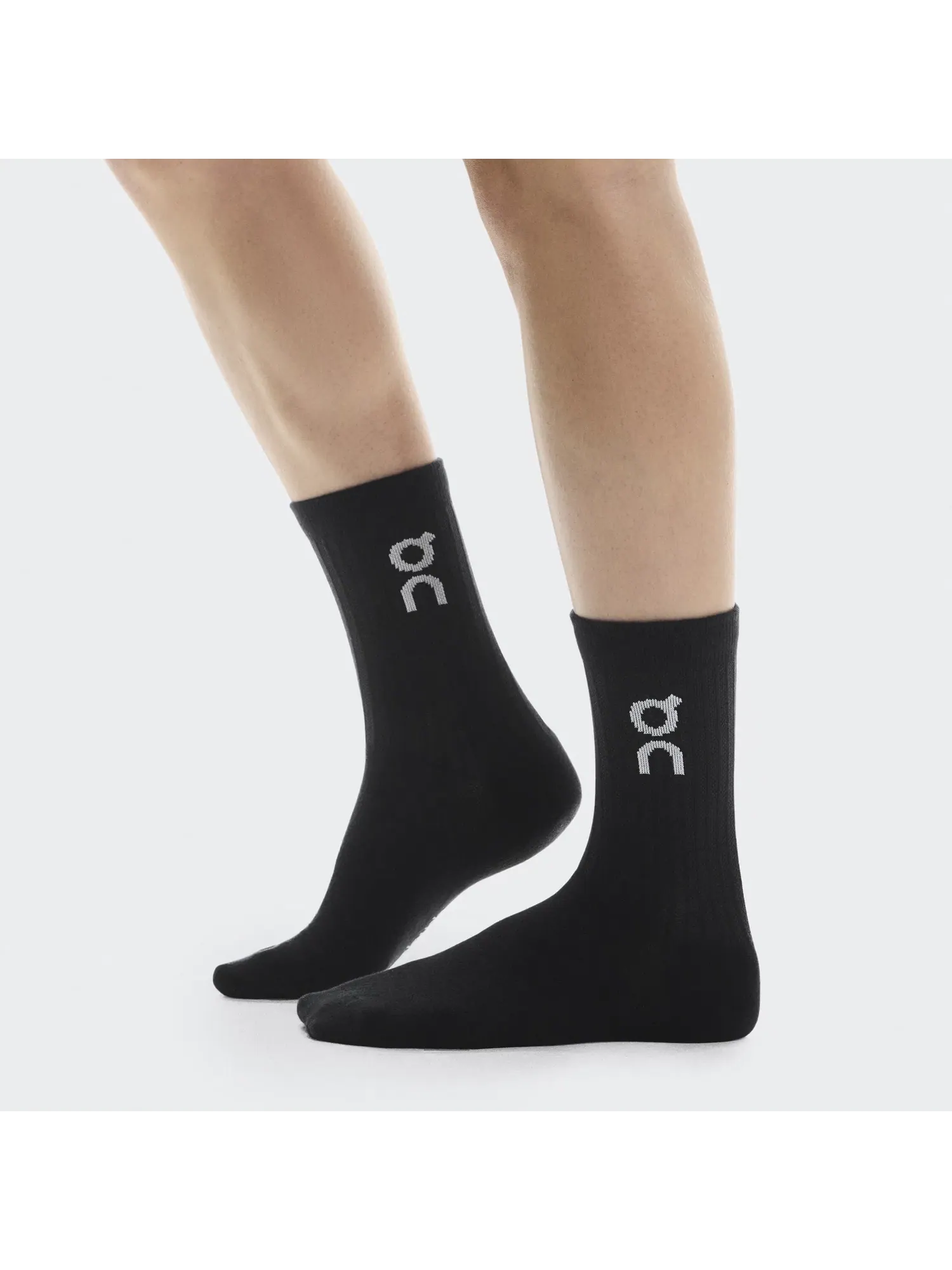 Носки высокие с логотипом, комплект из 3 пар, с поддержкой свода стопы Logo Sock High On — изображение 5 из 5, черный