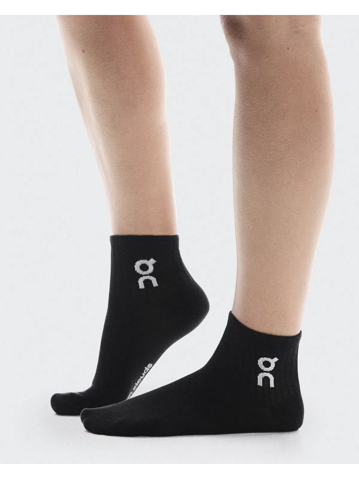 Носки комплект из 3 пар с логотипом Logo Sock Mid On — изображение 3 из 5, черный