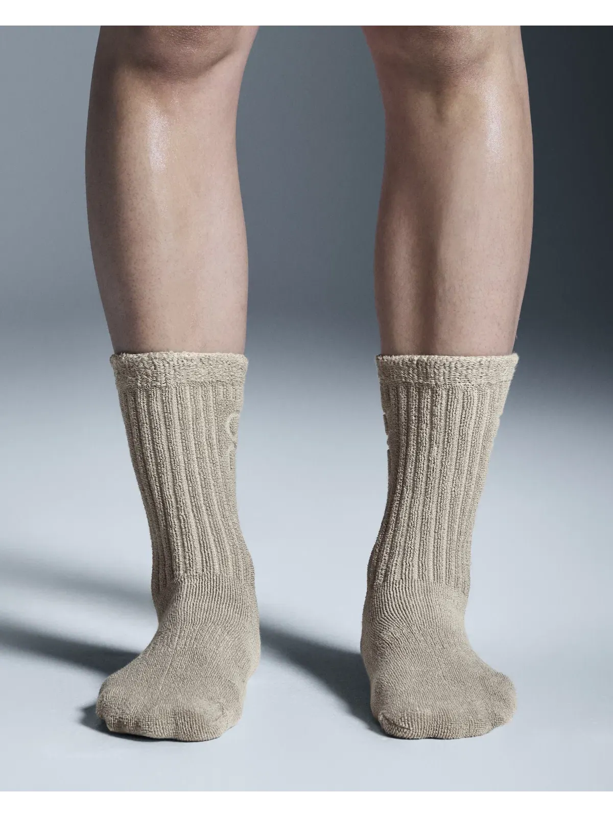Высокие носки с поддержкой свода стопы Terry Sock High On — изображение 2 из 5, пустынный