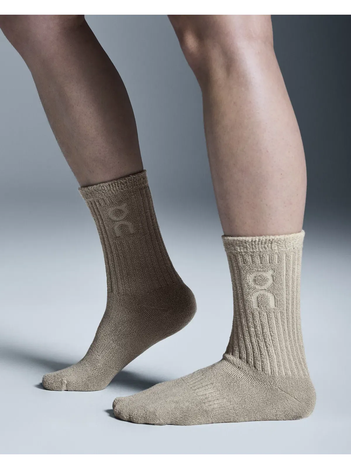 Высокие носки с поддержкой свода стопы Terry Sock High On — изображение 3 из 5, пустынный