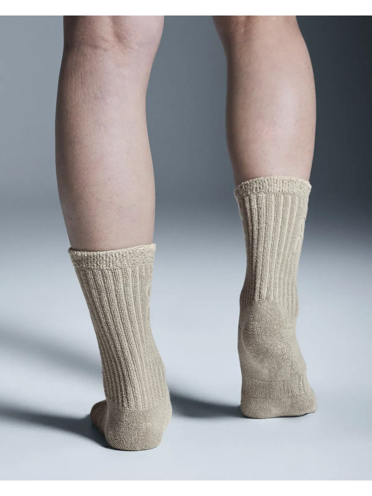 Высокие носки с поддержкой свода стопы Terry Sock High On — изображение 4 из 5, пустынный