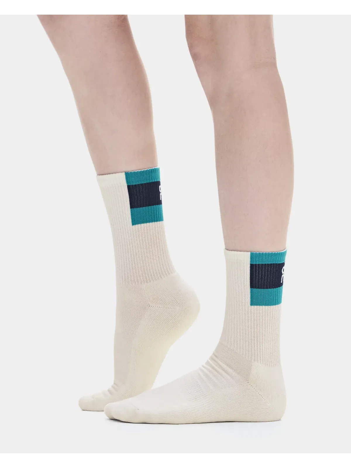Высокие носки 2 пары с махровой стопой Courtside Sock High On — изображение 3 из 5, слоновая кость