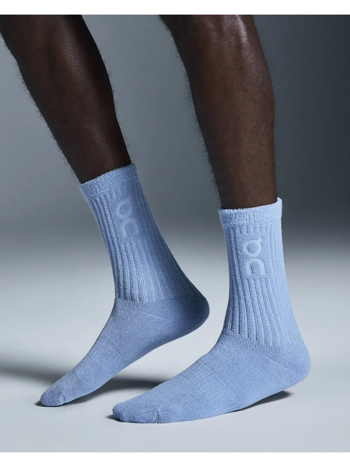 Носки с поддержкой свода стопы Terry Sock High On, Stratosphere — изображение 3 из 5, голубовато-серый