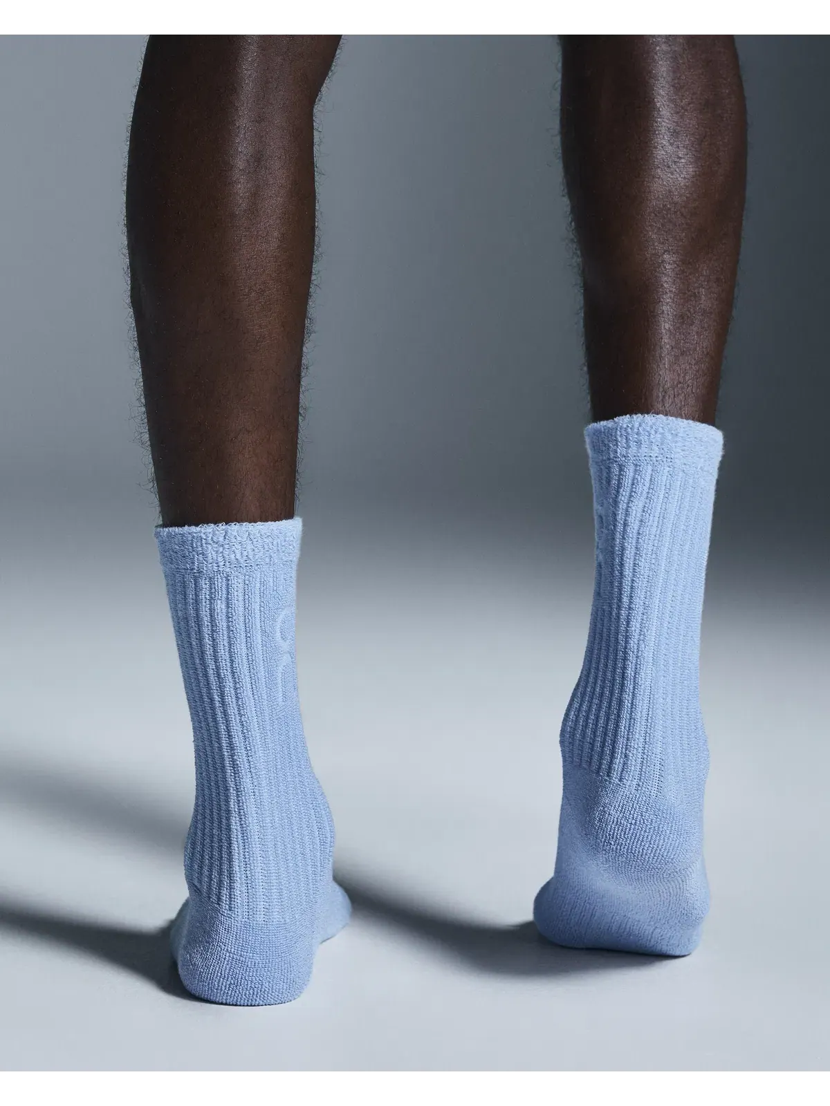 Носки с поддержкой свода стопы Terry Sock High On, Stratosphere — изображение 4 из 5, голубовато-серый