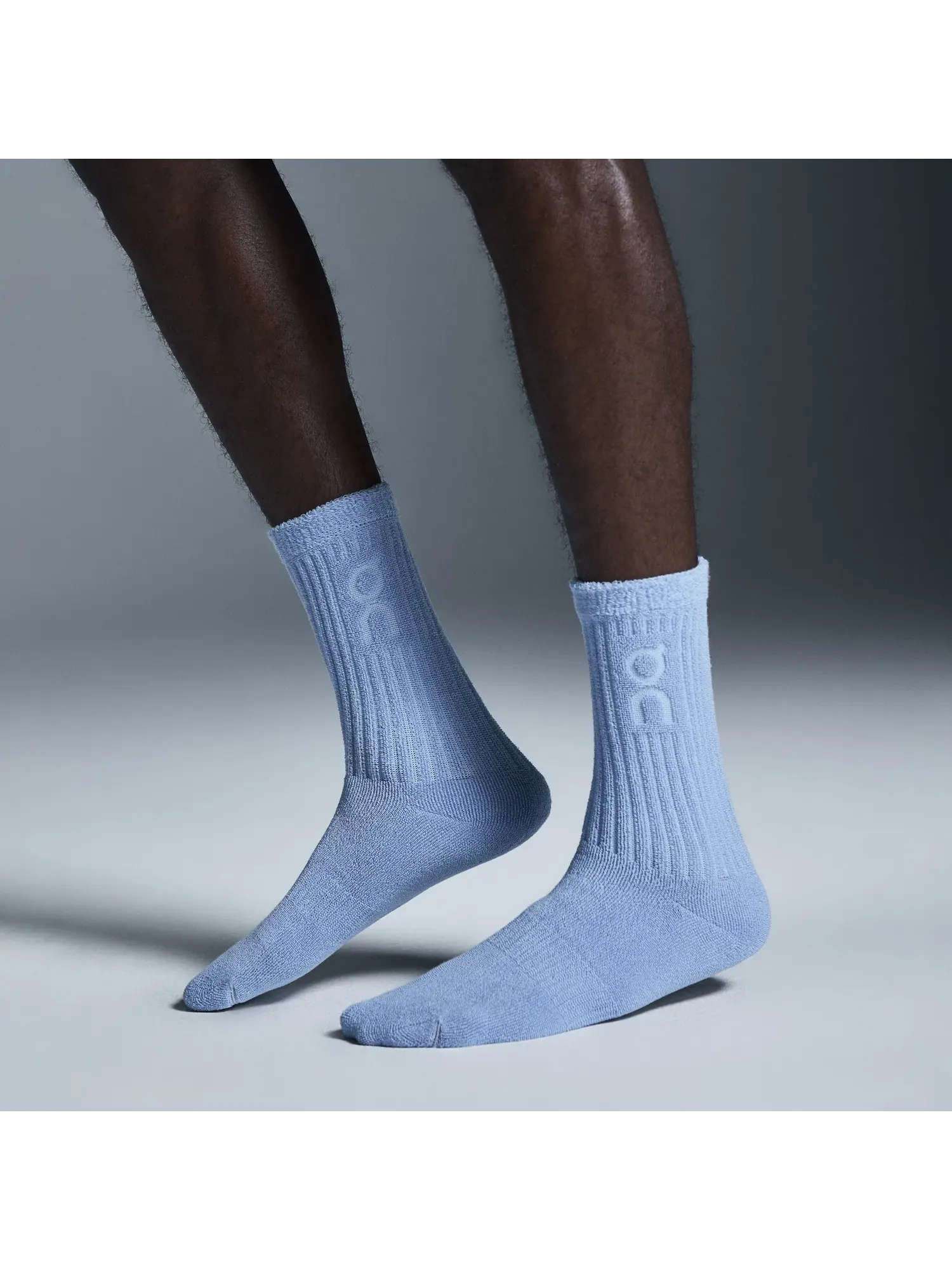 Носки с поддержкой свода стопы Terry Sock High On, Stratosphere — изображение 5 из 5, голубовато-серый
