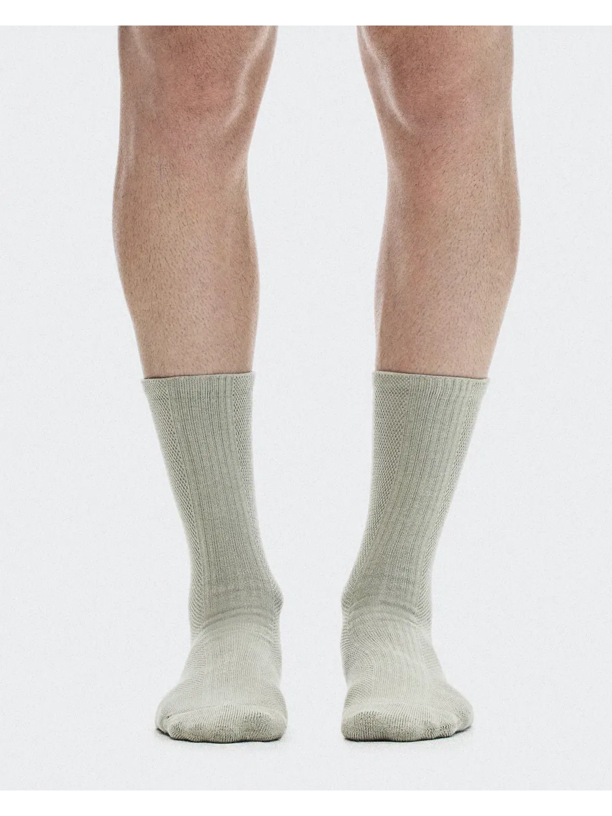 Носки высокие с амортизацией Hybrid Sock High 2P On, Brume — изображение 2 из 5, дымчато-серый