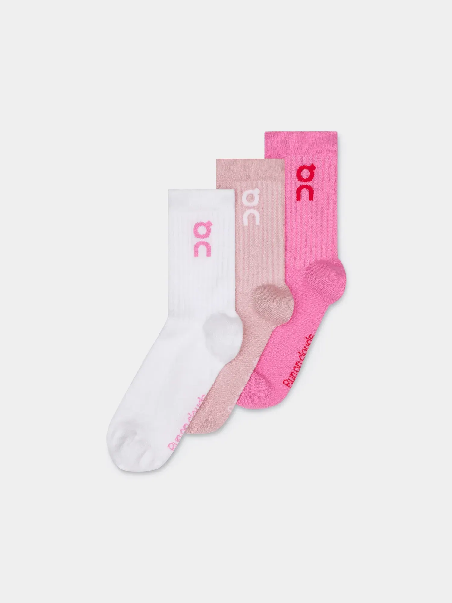 Носки высокие с логотипом, набор из 3 пар, модель Logo Sock High 3P, On, Mauve Raspberry — изображение 5 из 5
