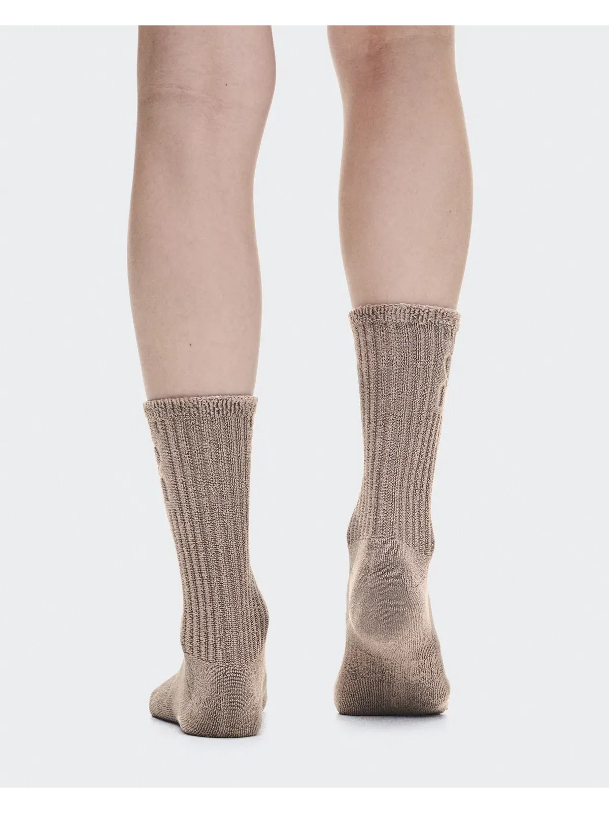 Носки высокие с поддержкой свода стопы Terry Sock High On — изображение 4 из 6, глина